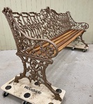 Antique Coalbrookdale bench